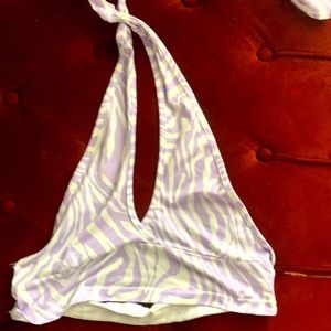 size small zebra top from shein in perfectly good condition